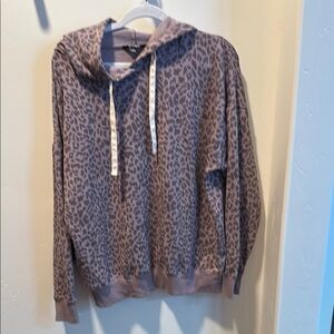 Wild Fable Leopard Print Hoodie